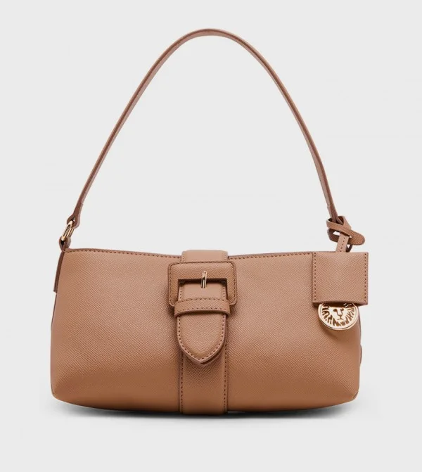 آن كلاين Anne Klein Textured Buckle Detail Shoulder Bag
